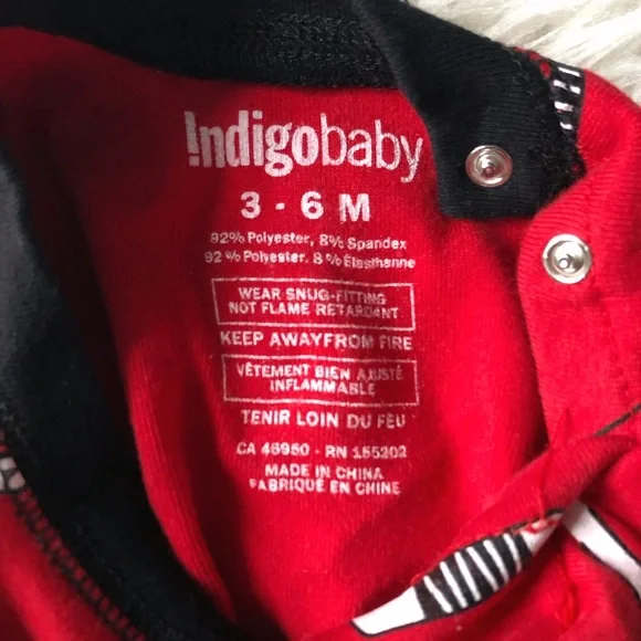 Indigo Hockey Snap Footie - Picture 4 of 5